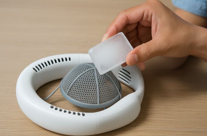 保冷剤でひんやり効果をアップ