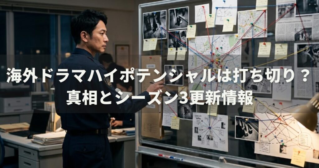 海外ドラマハイポテンシャルは打ち切り？真相とシーズン3更新情報
