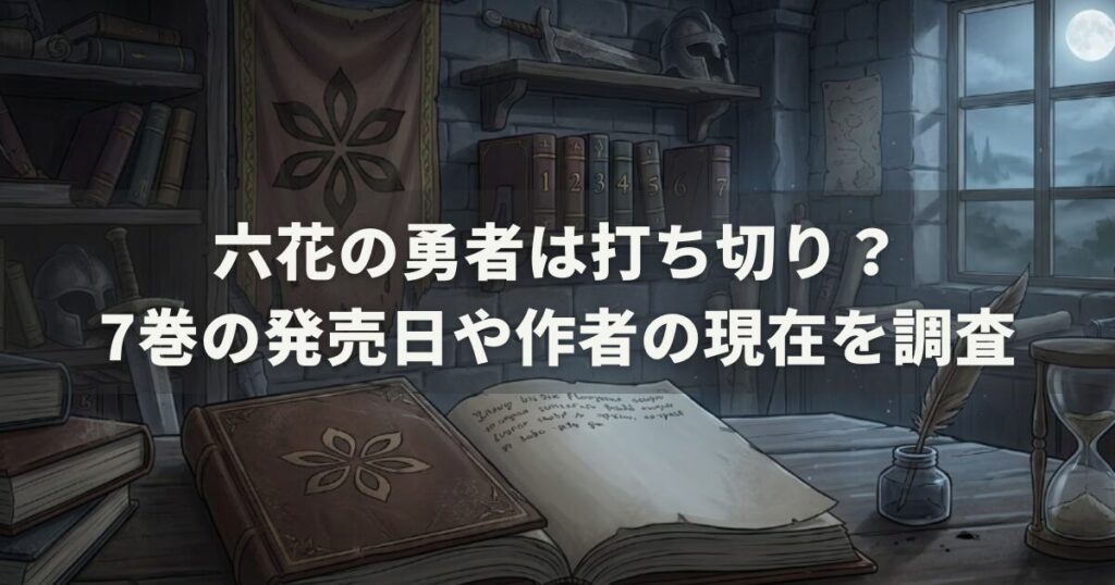 六花の勇者は打ち切り？7巻の発売日や作者の現在を調査