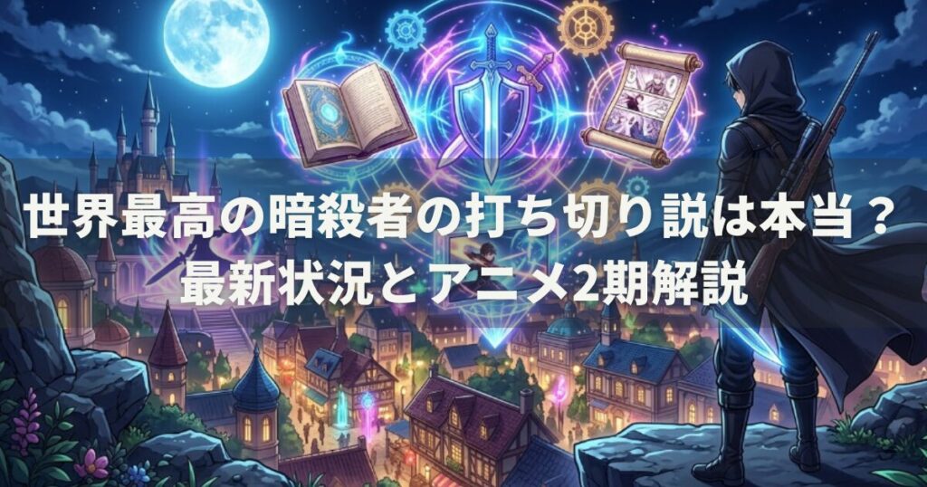 世界最高の暗殺者の打ち切り説は本当？最新状況とアニメ2期解説