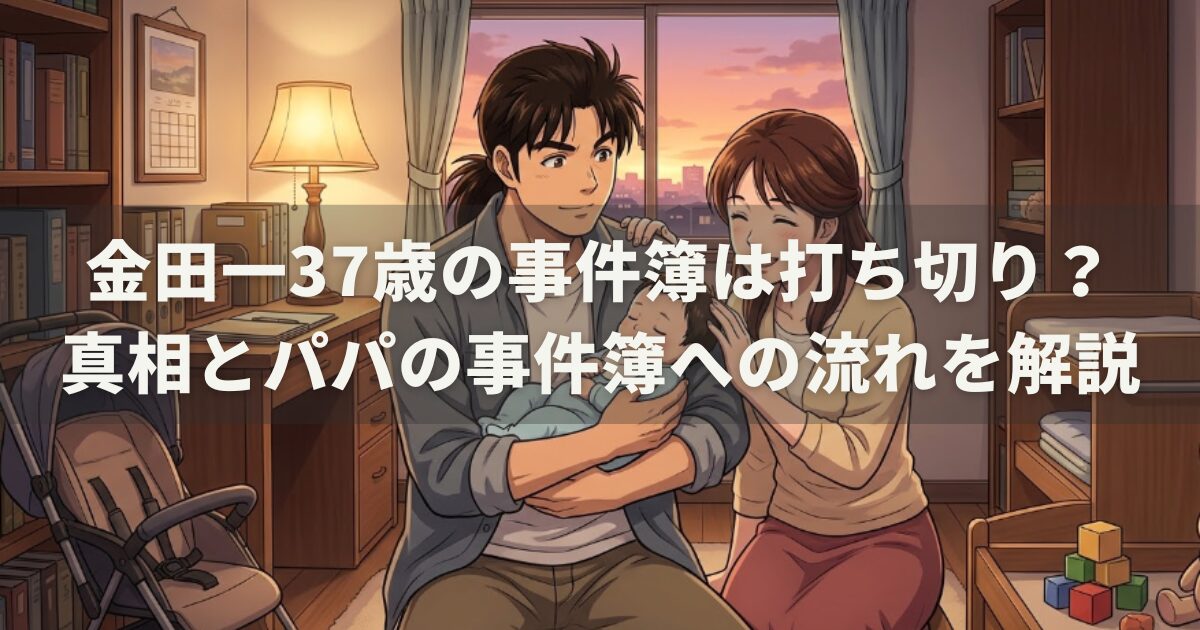金田一37歳の事件簿は打ち切り？真相とパパの事件簿への流れを解説