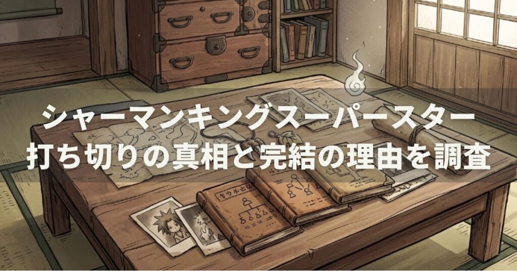 シャーマンキングスーパースター打ち切りの真相と完結の理由を調査