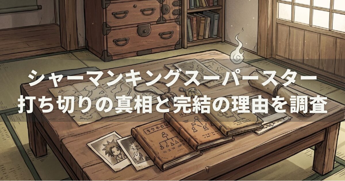 シャーマンキングスーパースター打ち切りの真相と完結の理由を調査