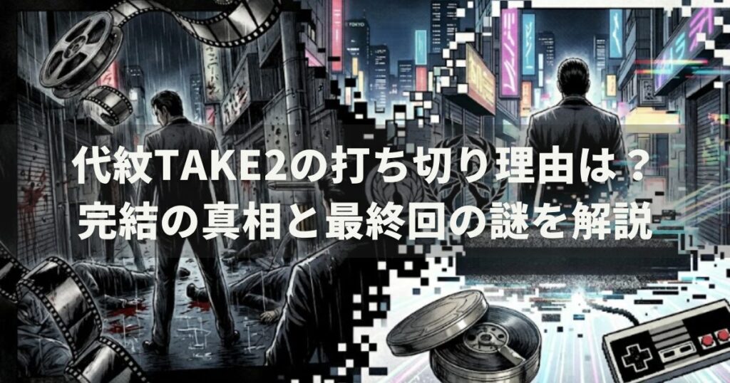 代紋take2の打ち切り理由は?完結の真相と最終回の謎を解説