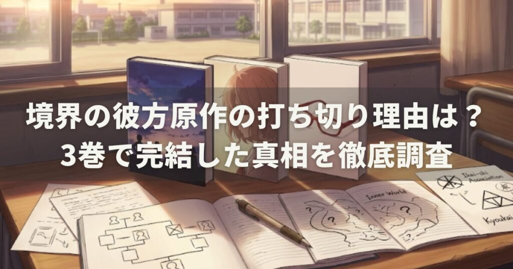 境界の彼方原作の打ち切り理由は？3巻で完結した真相を徹底調査