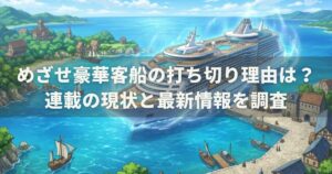 めざせ豪華客船の打ち切り理由は？連載の現状と最新情報を調査