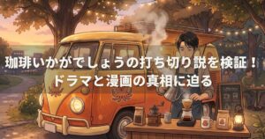 珈琲いかがでしょうの打ち切り説を検証！ドラマと漫画の真相に迫る