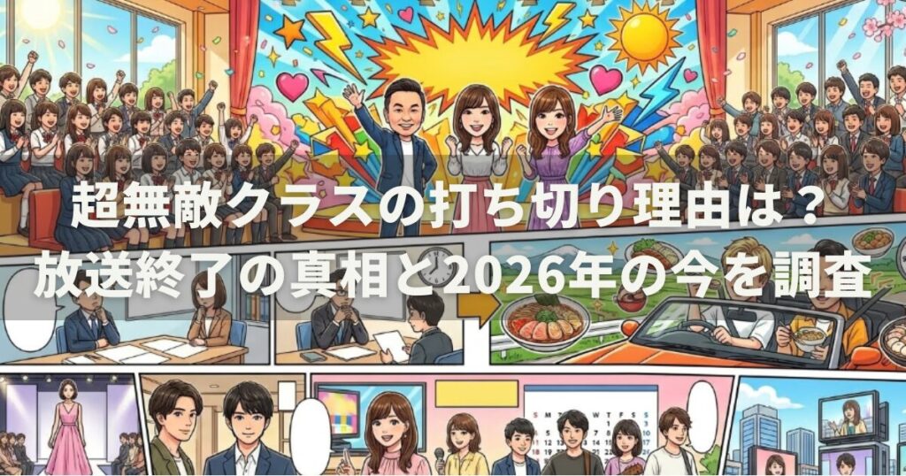 超無敵クラスの打ち切り理由は？放送終了の真相と2026年の今を調査
