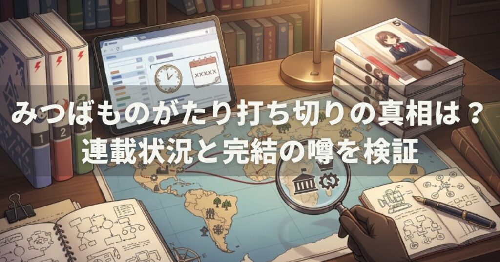 みつばものがたり打ち切りの真相は？連載状況と完結の噂を検証