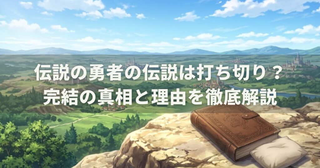 伝説の勇者の伝説は打ち切り？完結の真相と理由を徹底解説