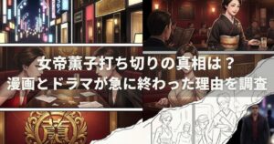 女帝薫子打ち切りの真相は？漫画とドラマが急に終わった理由を調査