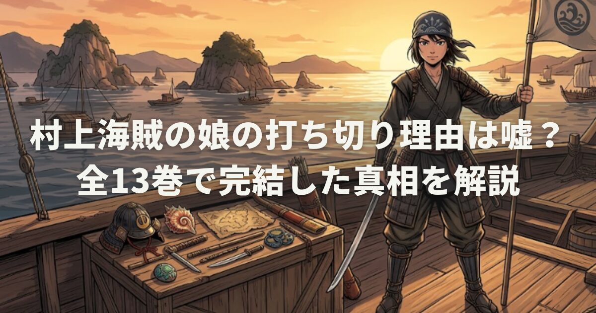 村上海賊の娘の打ち切り理由は嘘？全13巻で完結した真相を解説