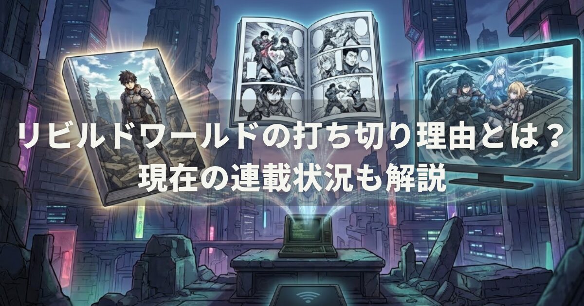 リビルドワールドの打ち切り理由とは？現在の連載状況も解説