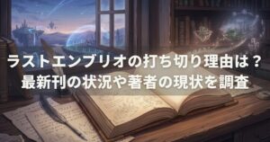 ラストエンブリオの打ち切り理由は？最新刊の状況や著者の現状を調査
