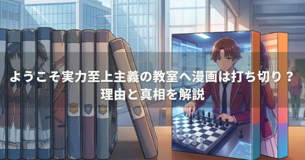 ようこそ実力至上主義の教室へ漫画は打ち切り？理由と真相を解説