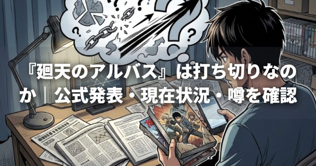 『廻天のアルバス』は打ち切りなのか｜公式発表・現在状況・噂を確認