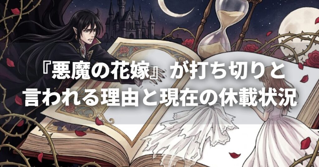 『悪魔の花嫁』が打ち切りと言われる理由と現在の休載状況