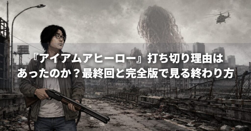 『アイアムアヒーロー』打ち切り理由は本当にあったのか？最終回と完全版で見る終わり方