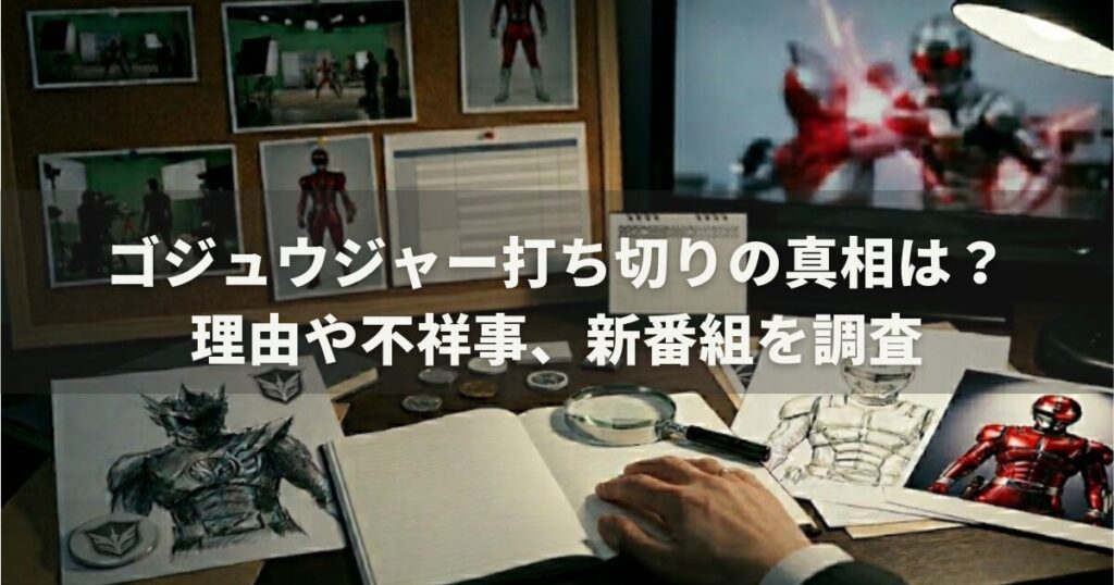 ゴジュウジャー打ち切りの真相は？理由や不祥事、新番組を調査