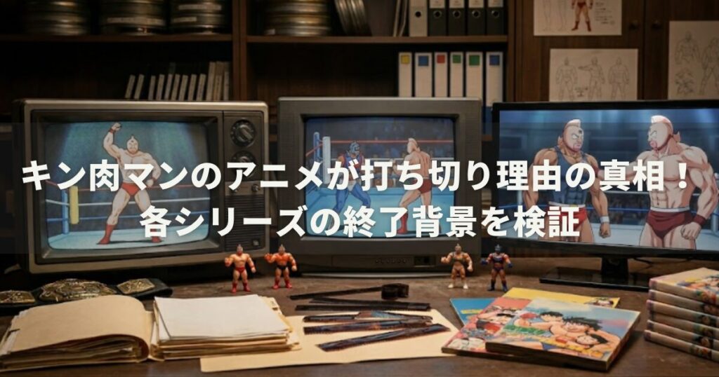 キン肉マンのアニメが打ち切り理由の真相！各シリーズの終了背景を検証
