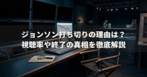 ジョンソン打ち切りの理由は？視聴率や終了の真相を徹底解説