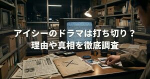 アイシーのドラマは打ち切り？理由や真相を徹底調査