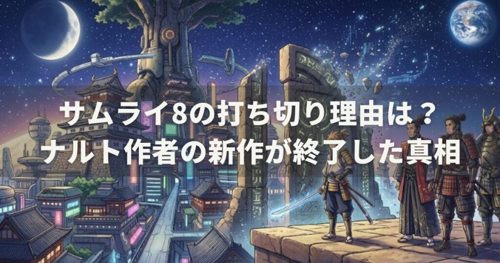 サムライ8の打ち切り理由は？ナルト作者の新作が終了した真相