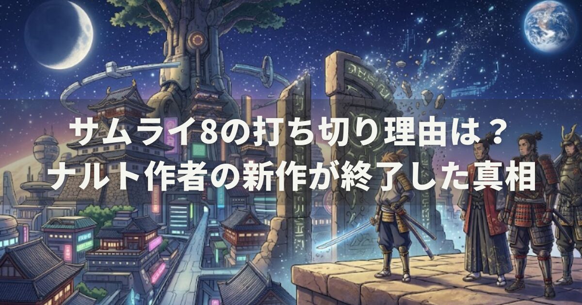 サムライ8の打ち切り理由は？ナルト作者の新作が終了した真相