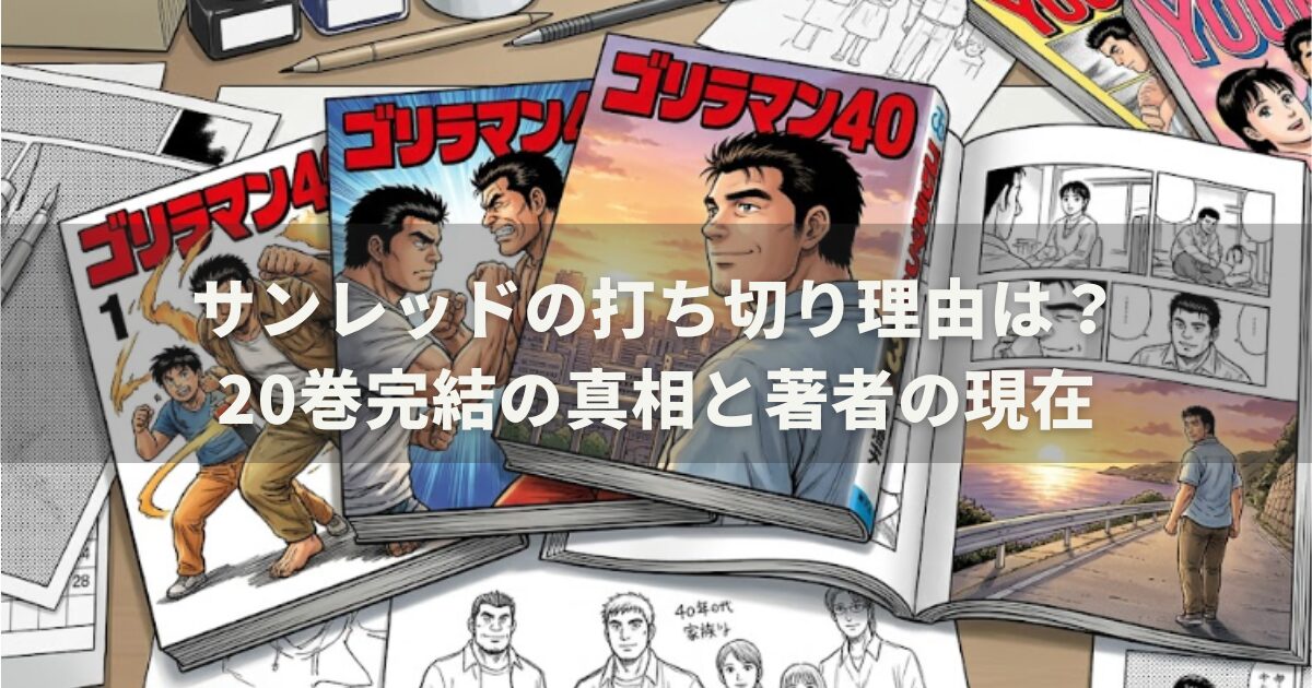 ゴリラーマン40は打ち切り？全3巻で完結した理由と真相を解説