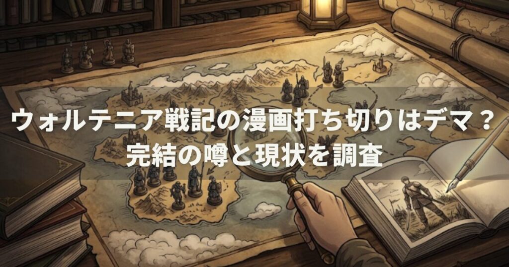 ウォルテニア戦記の漫画打ち切りはデマ？完結の噂と現状を調査