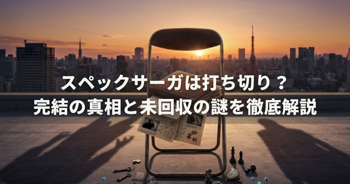 スペックサーガは打ち切り?完結の真相と未回収の謎を徹底解説