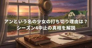 アンという名の少女の打ち切り理由は？シーズン4中止の真相を解説
