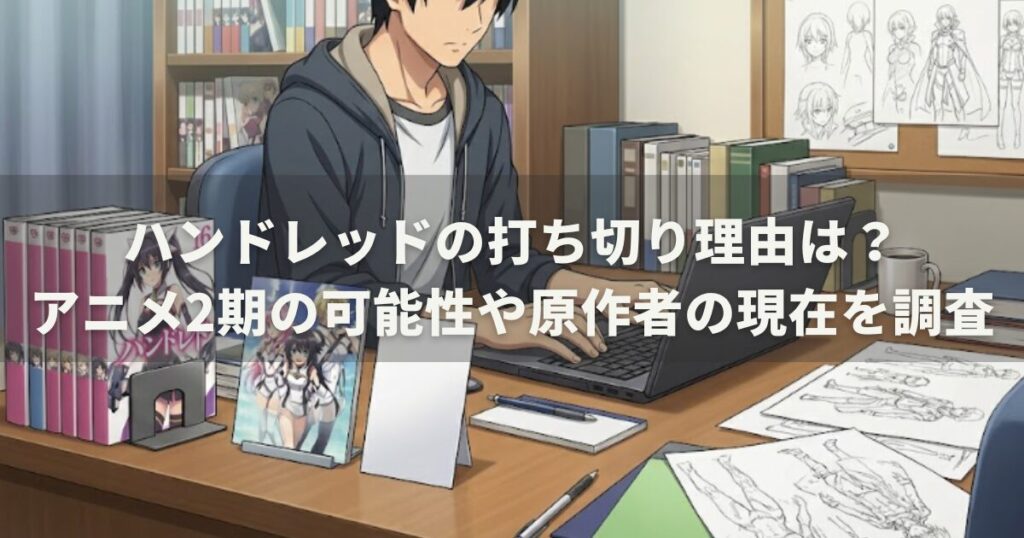 ハンドレッドの打ち切り理由は?アニメ2期の可能性や原作者の現在を調査