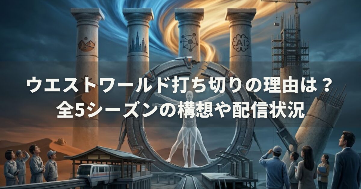 ウエストワールド打ち切りの理由は?全5シーズンの構想や配信状況