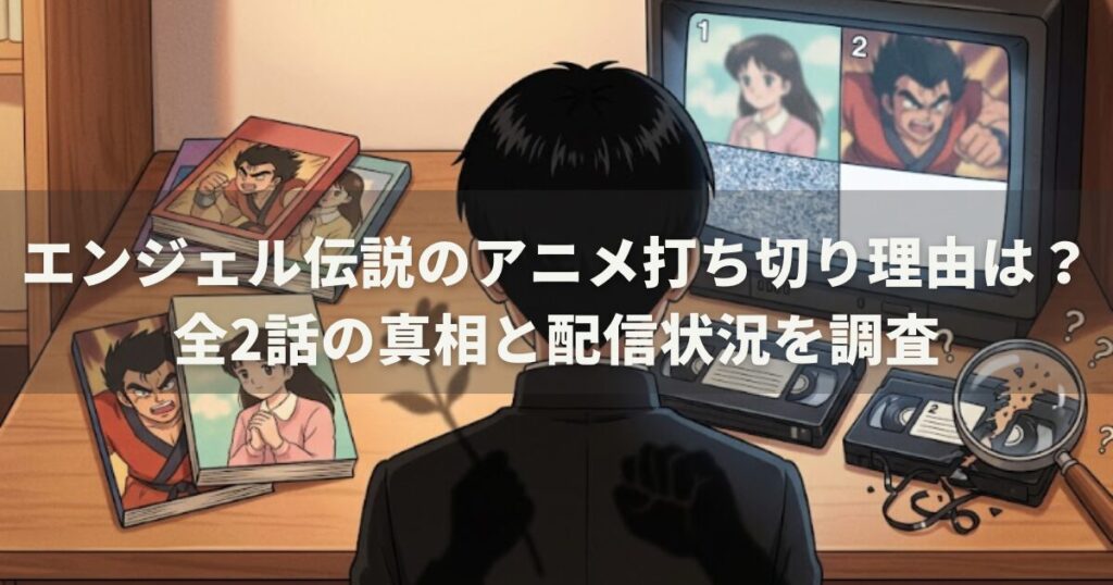 エンジェル伝説のアニメ打ち切り理由は？全2話の真相と配信状況を調査