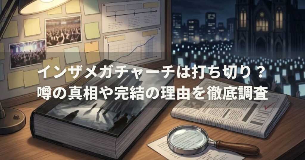 インザメガチャーチは打ち切り？噂の真相や完結の理由を徹底調査