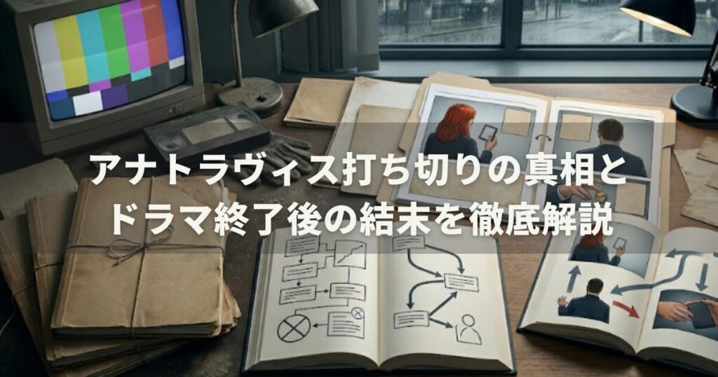 アナトラヴィス打ち切りの真相とドラマ終了後の結末を徹底解説