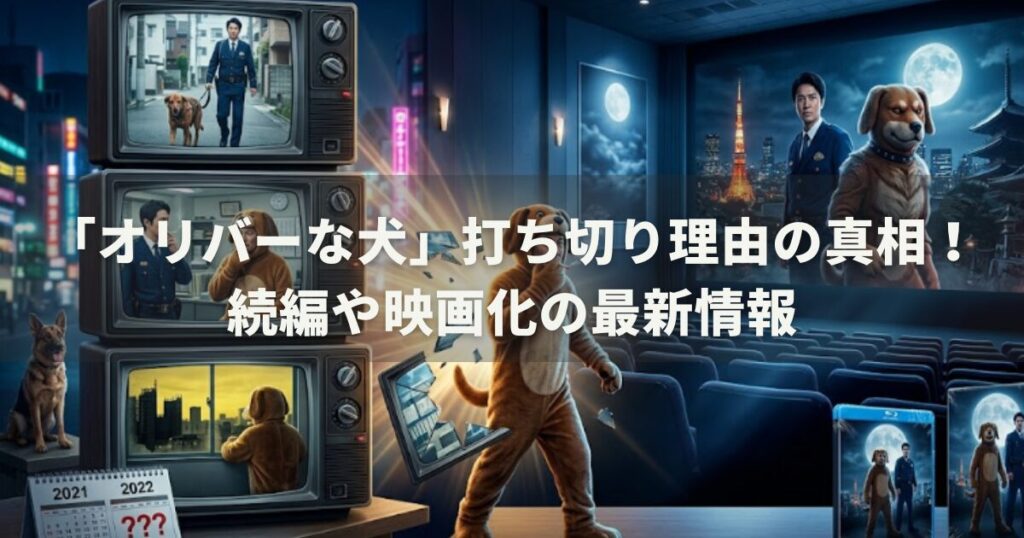 「オリバーな犬」打ち切り理由の真相!続編や映画化の最新情報