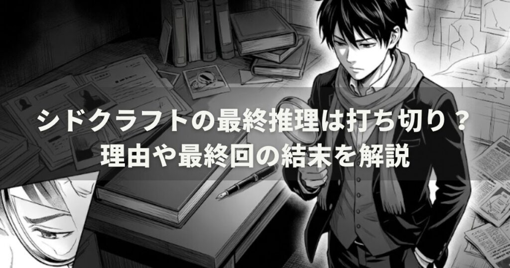 シドクラフトの最終推理は打ち切り？理由や最終回の結末を解説