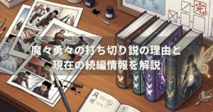 魔々勇々の打ち切り説の理由と現在の続編情報を解説