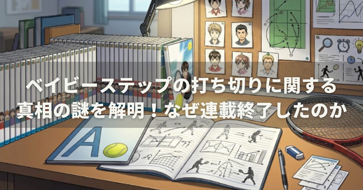ベイビーステップの打ち切りに関する真相の謎を解明！なぜ連載終了したのか