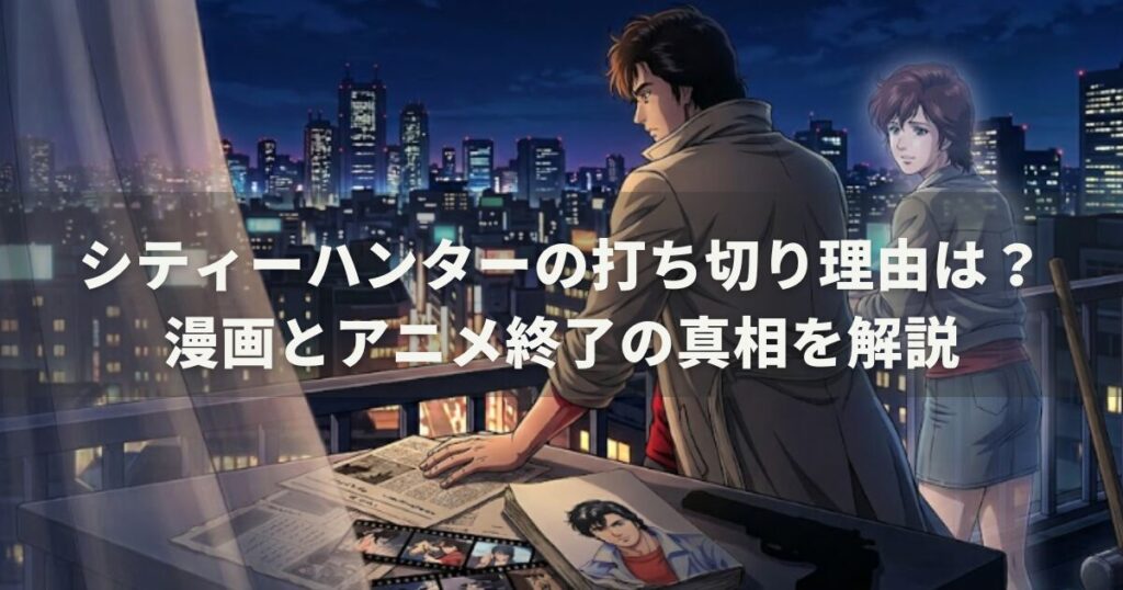 シティーハンターの打ち切り理由は？漫画とアニメ終了の真相を解説